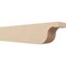 Ekena Millwork 6in. W x 8in. H x 36in. L Del Monte Woodgrain TimberThane Rafter Tail, Primed Tan RFTUR06X08X36DELRCPR - alternate 1